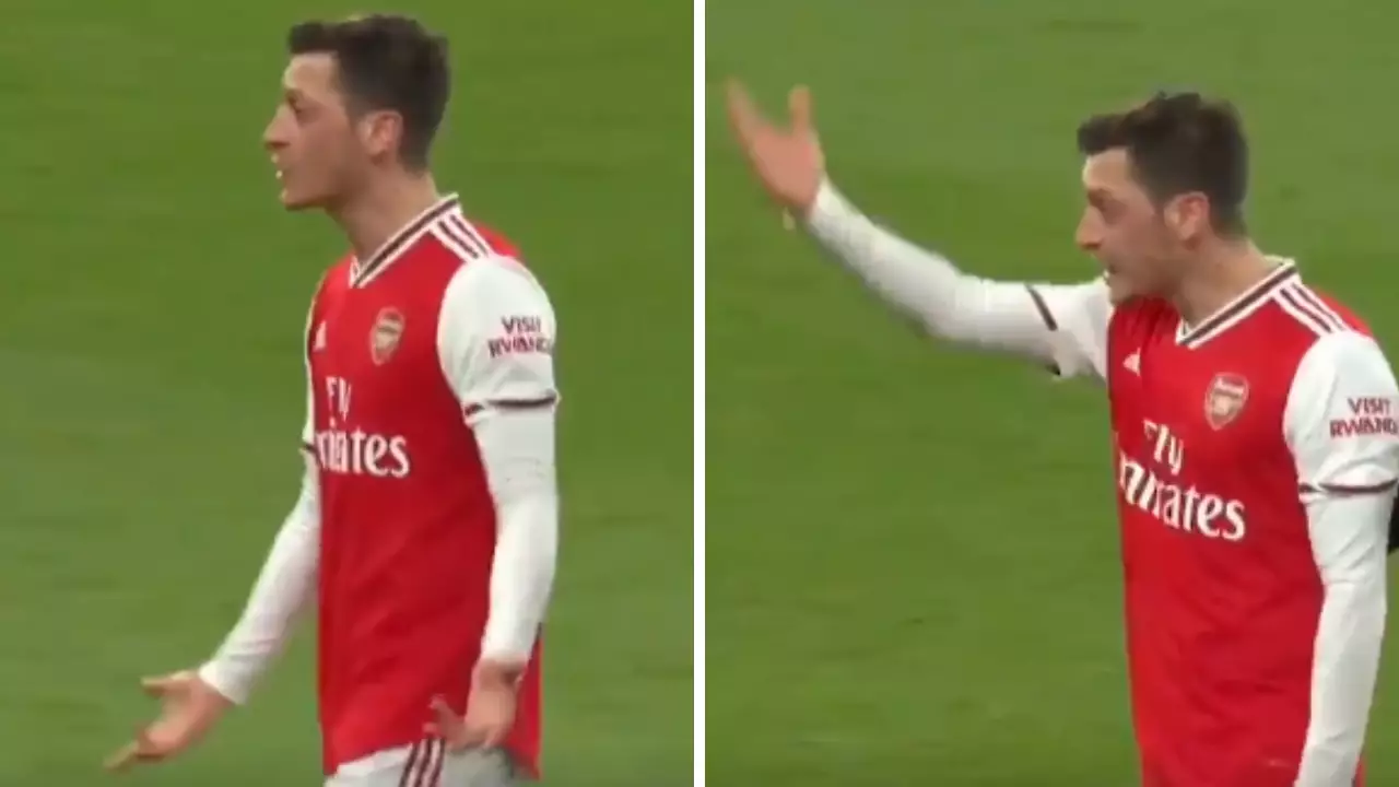 Mesut Ozil Exploded Into An Angry Rant Following Arsenal's Defeat To Brighton