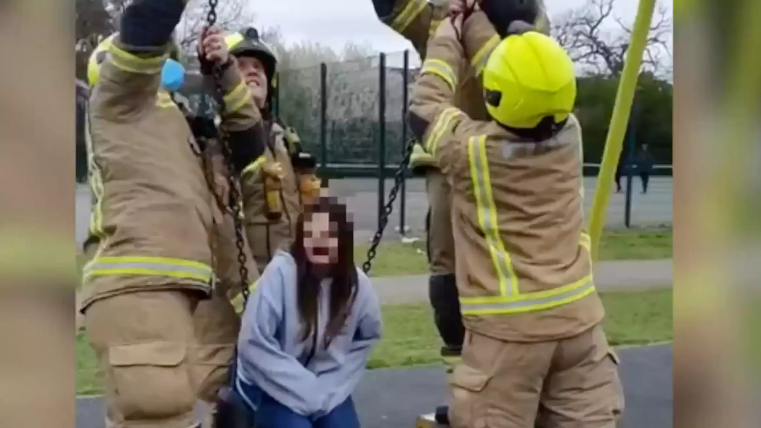 London Fire Brigade Forced To Issue Warning Over TikTok Toddler Swing Craze