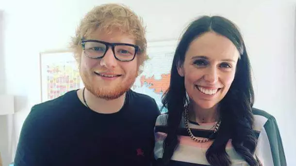 Ed Sheeran Offers To Perform At Jacinda Ardern's Wedding