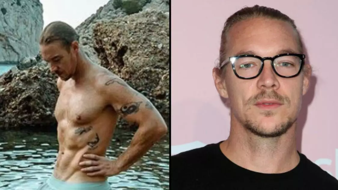Diplo Posts X-Rated Picture Of Himself Looking 'Excited' By Nature