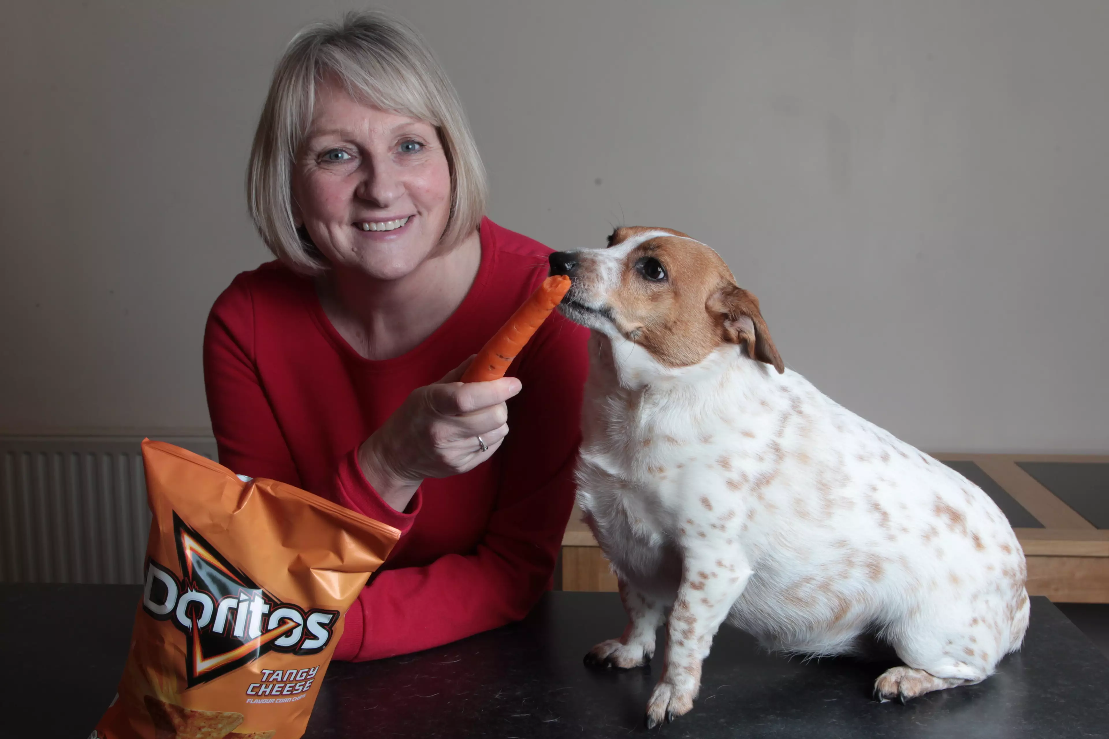 Mandy is now swapping Doritos for carrots.