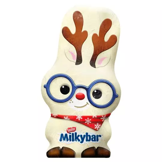 This cute Milkybar reindeer is part of the collection (