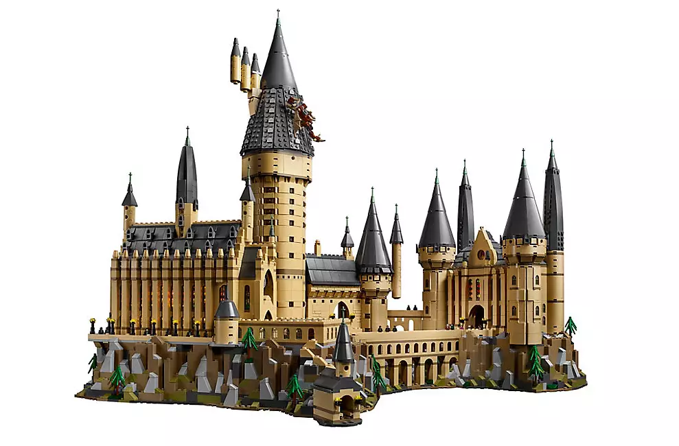 The intricate model is made up of more than 6,000 pieces.
