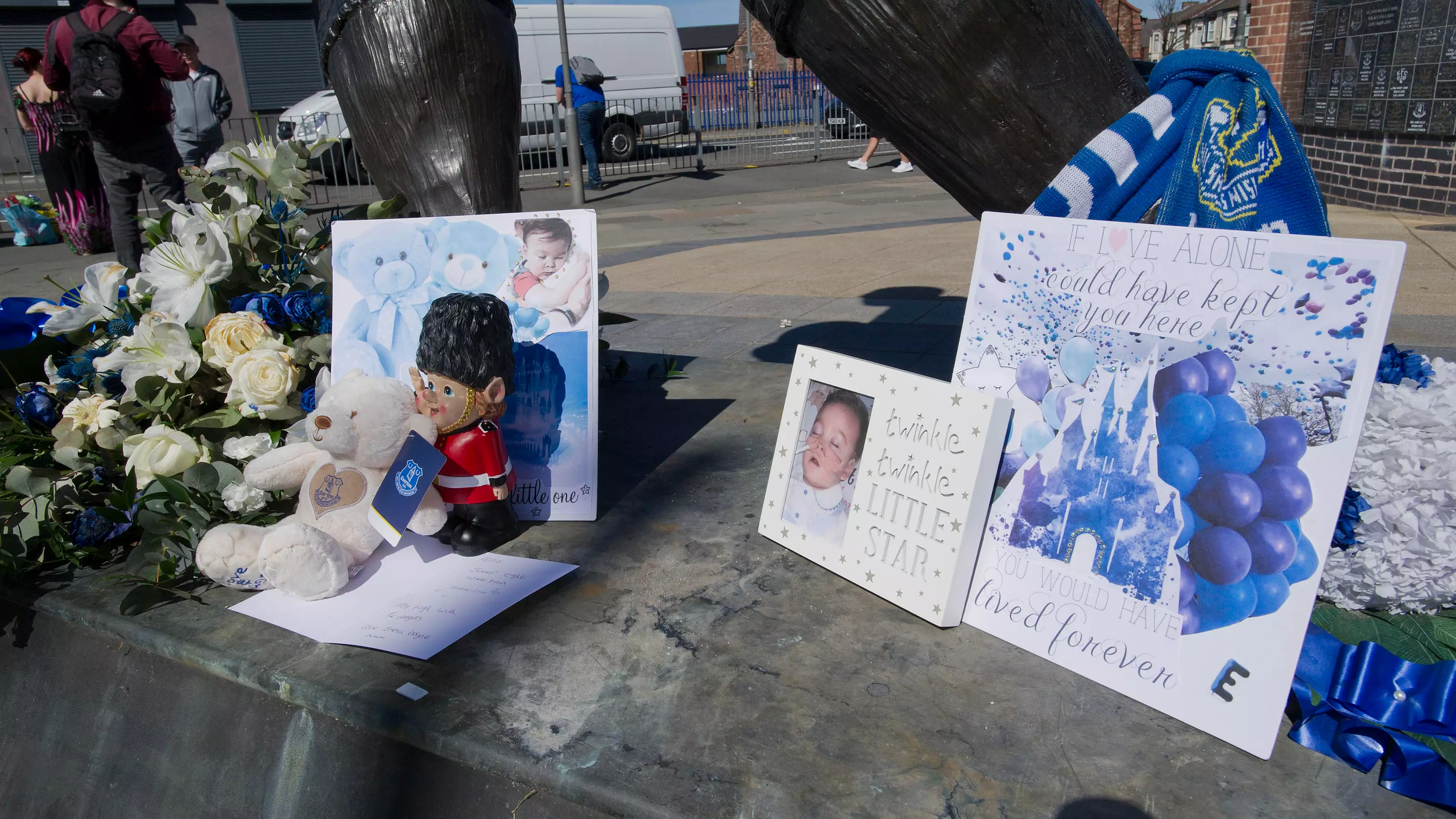 Mourners Gather In Liverpool To Pay Final Respects To Alfie Evans