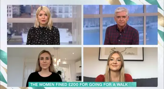 Phillip and Holly spoke to two women on This Morning (