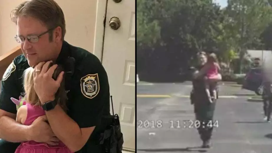 Police Officer Rescues Unconscious Three-Year-Old Girl From Hot Car She Was Left In Overnight