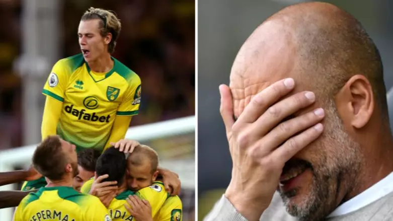 Man City Fall To Defeat At Norwich After Defensive Horror Show At Carrow Road