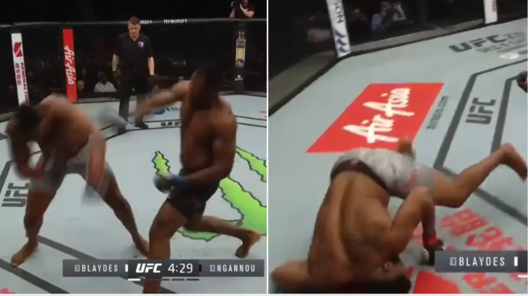 Francis Ngannou Finishes Curtis Blaydes With Lethal Double-Quick KO In First Round 