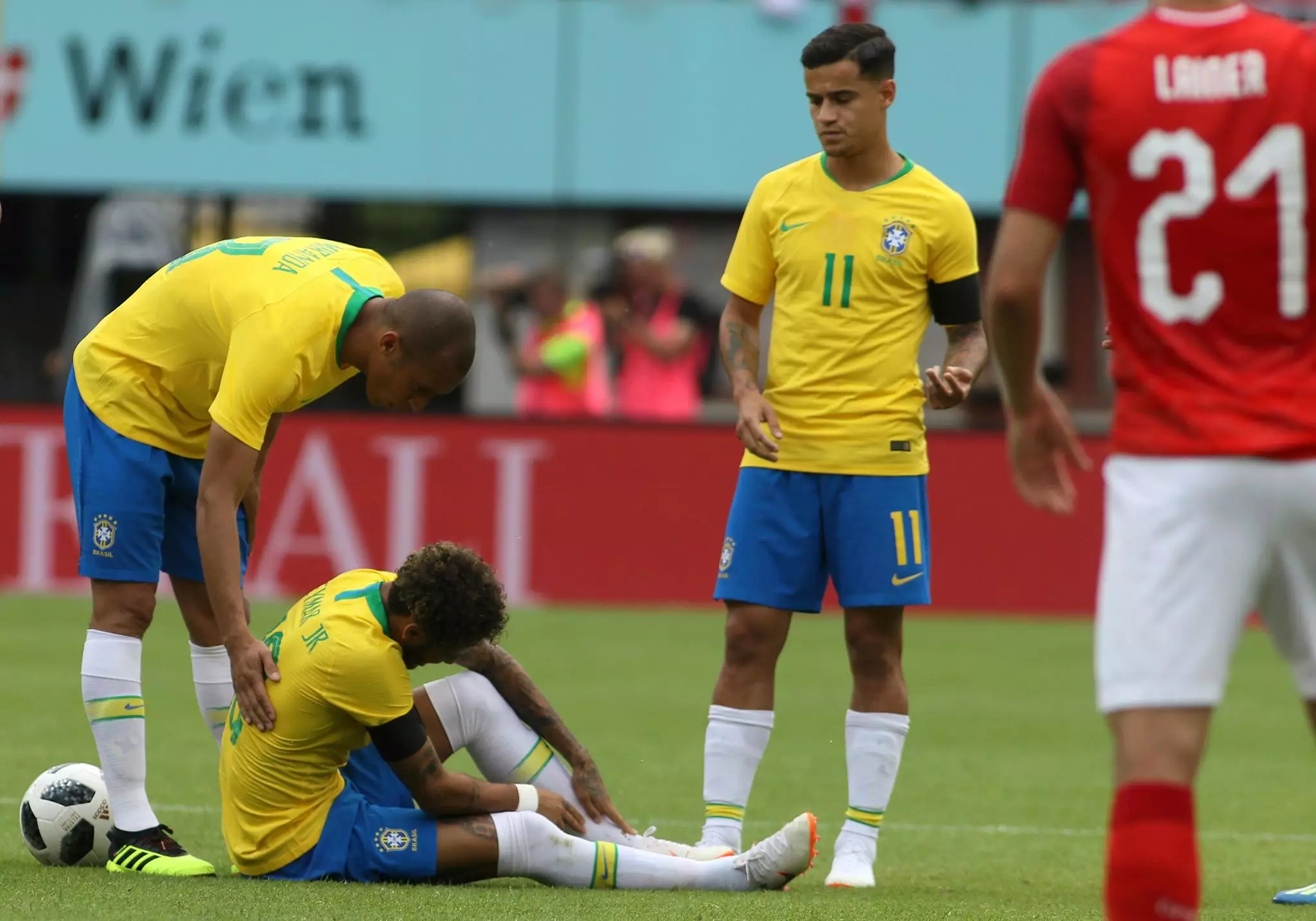 More pain for Neymar. Image: PA