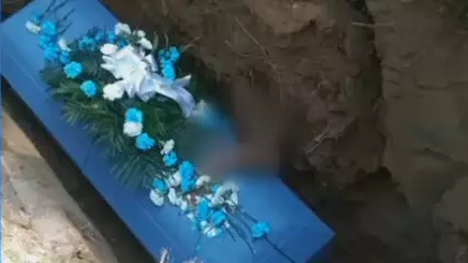 Decaying Foot Emerges During Funeral And Shocks Family
