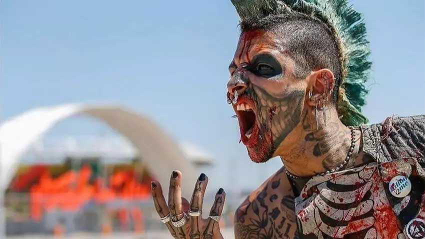 Man Has Spent £11,000 On Body Modifications To Look Like A Zombie