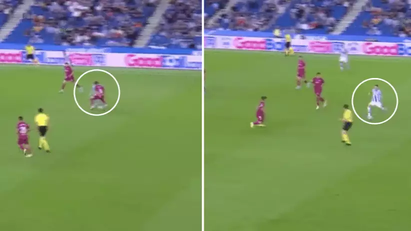 Martin Odegaard Nutmegs Player Then Pierces Sublime Through Ball In Unreal Assist