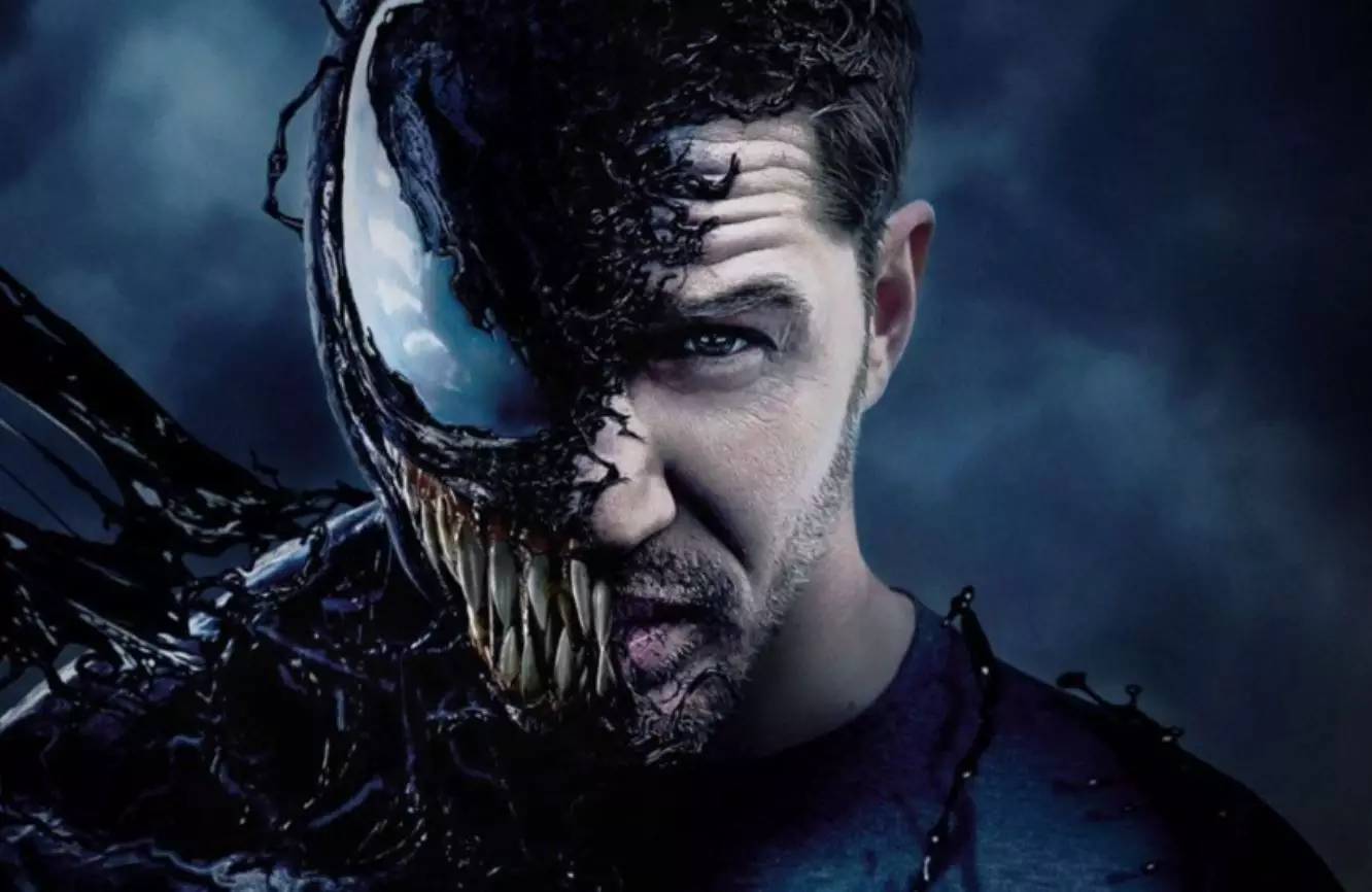 Tom Hardy as Venom.