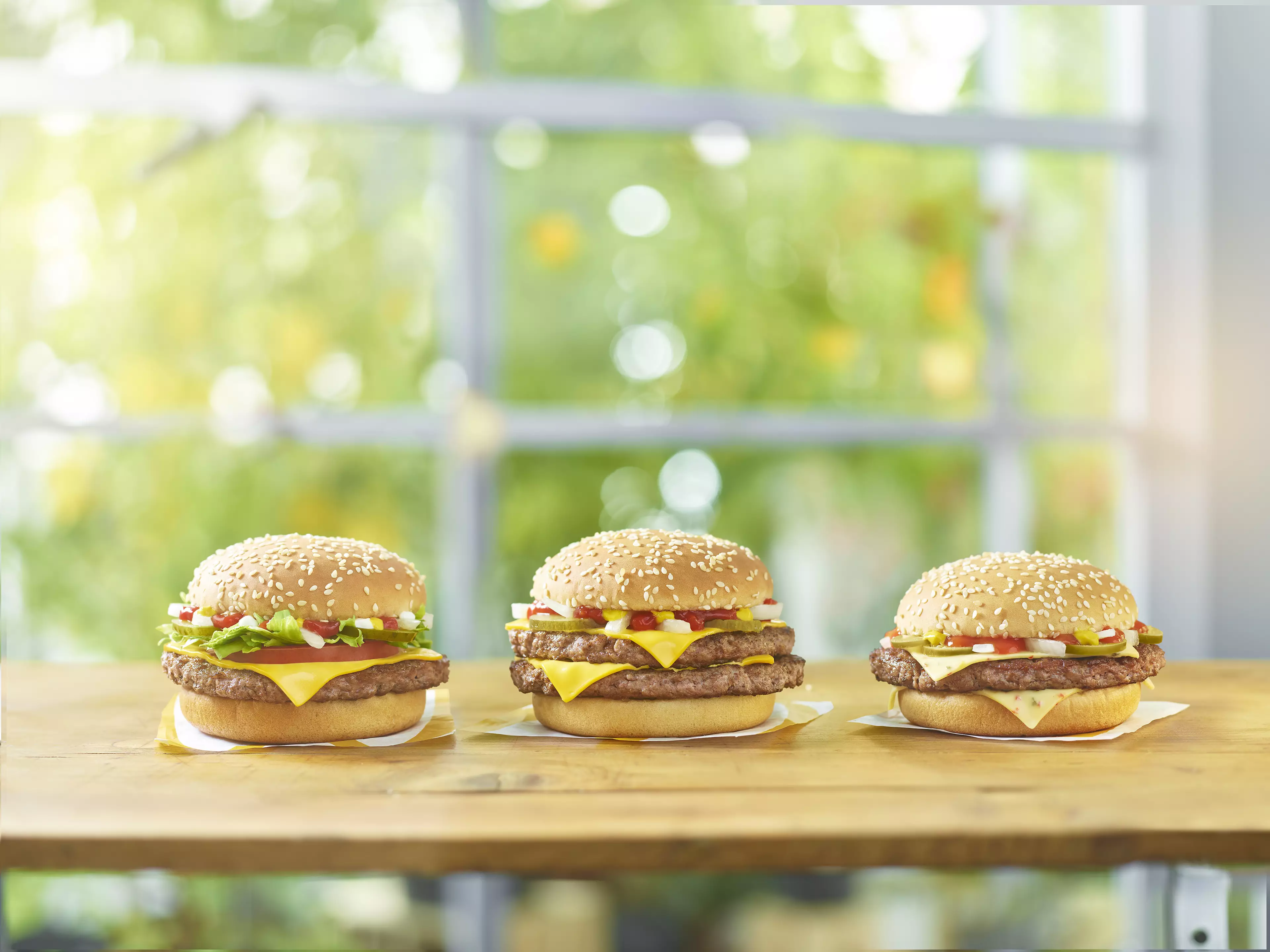 There are now three versions of the delicious burger (
