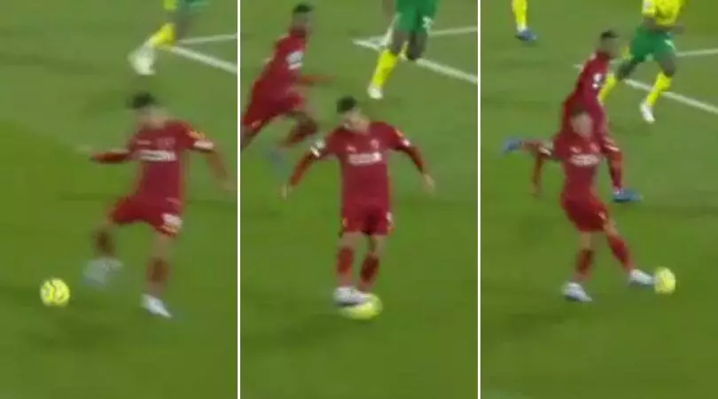 Roberto Firmino Produces Outrageous Pass Vs Norwich City