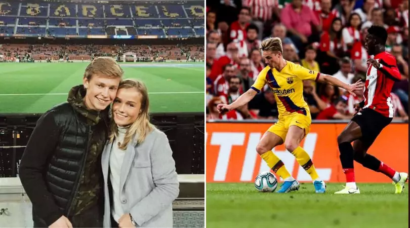 In 2015 Frenkie De Jong Travelled To The Nou Camp, Tonight He Made His Barcelona Debut