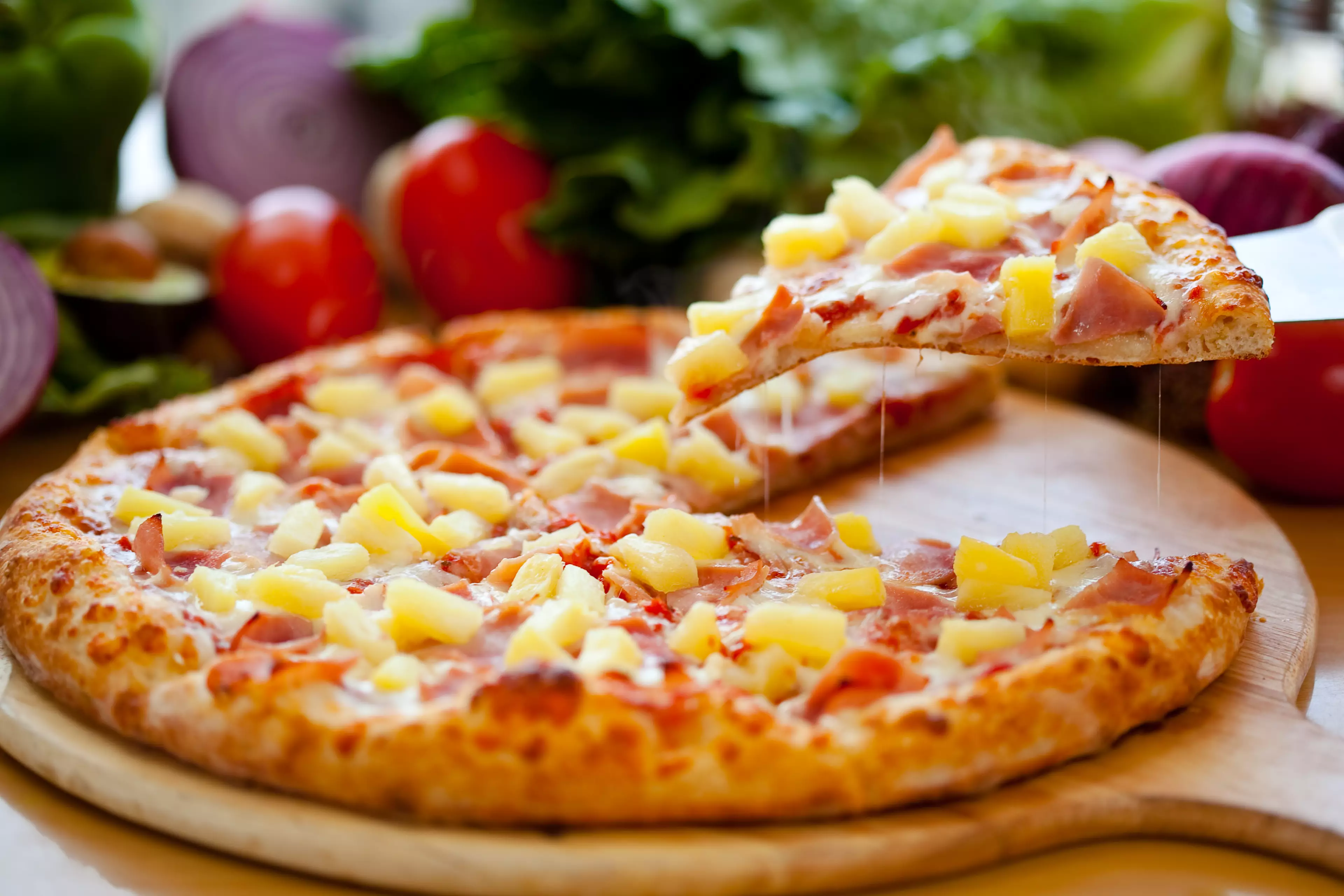 A nutritionist might have settled the debate about pineapple on pizza (