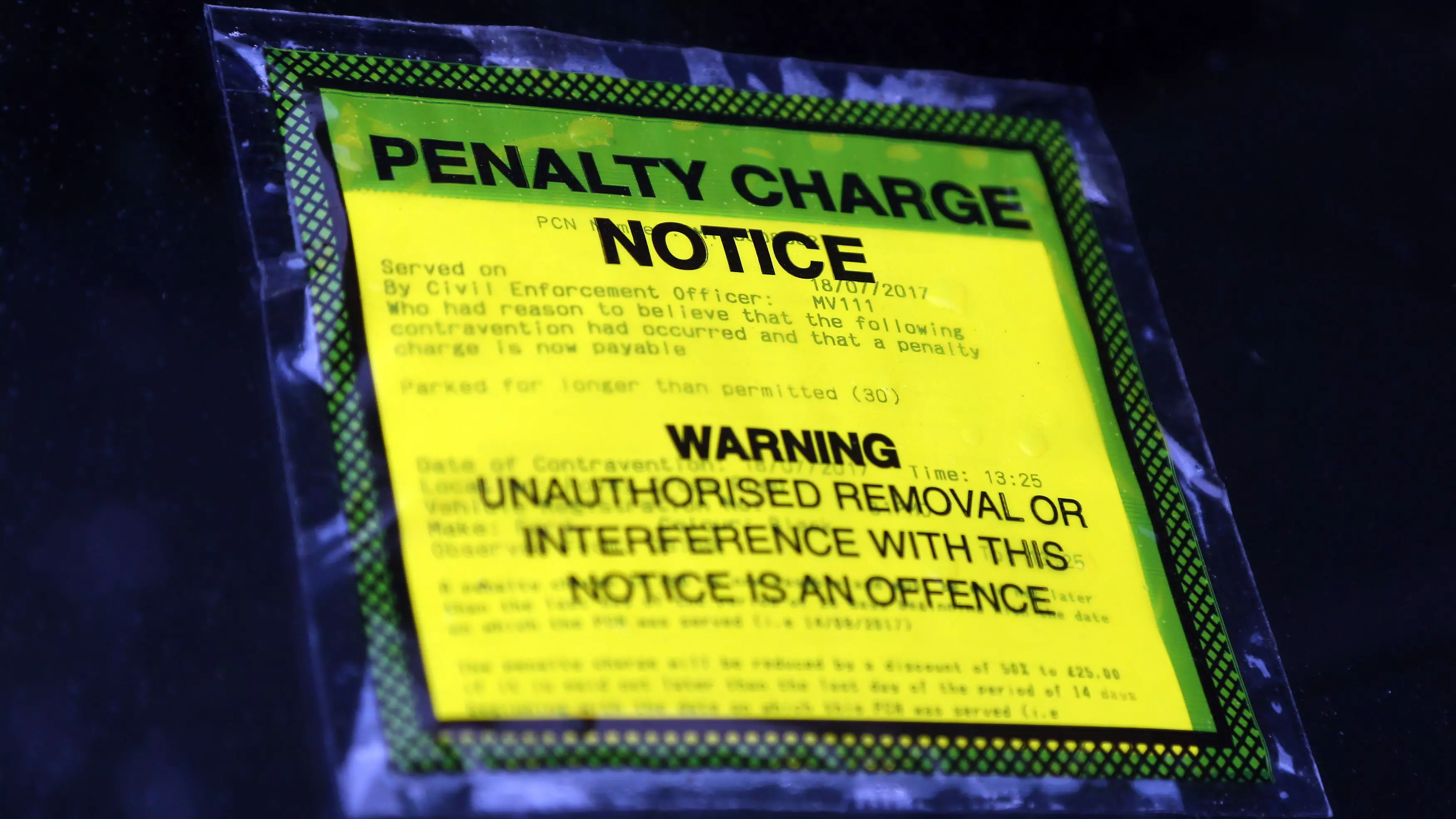 Foreign Car Picks Up £8,000 In Parking Fines Across 119 Tickets