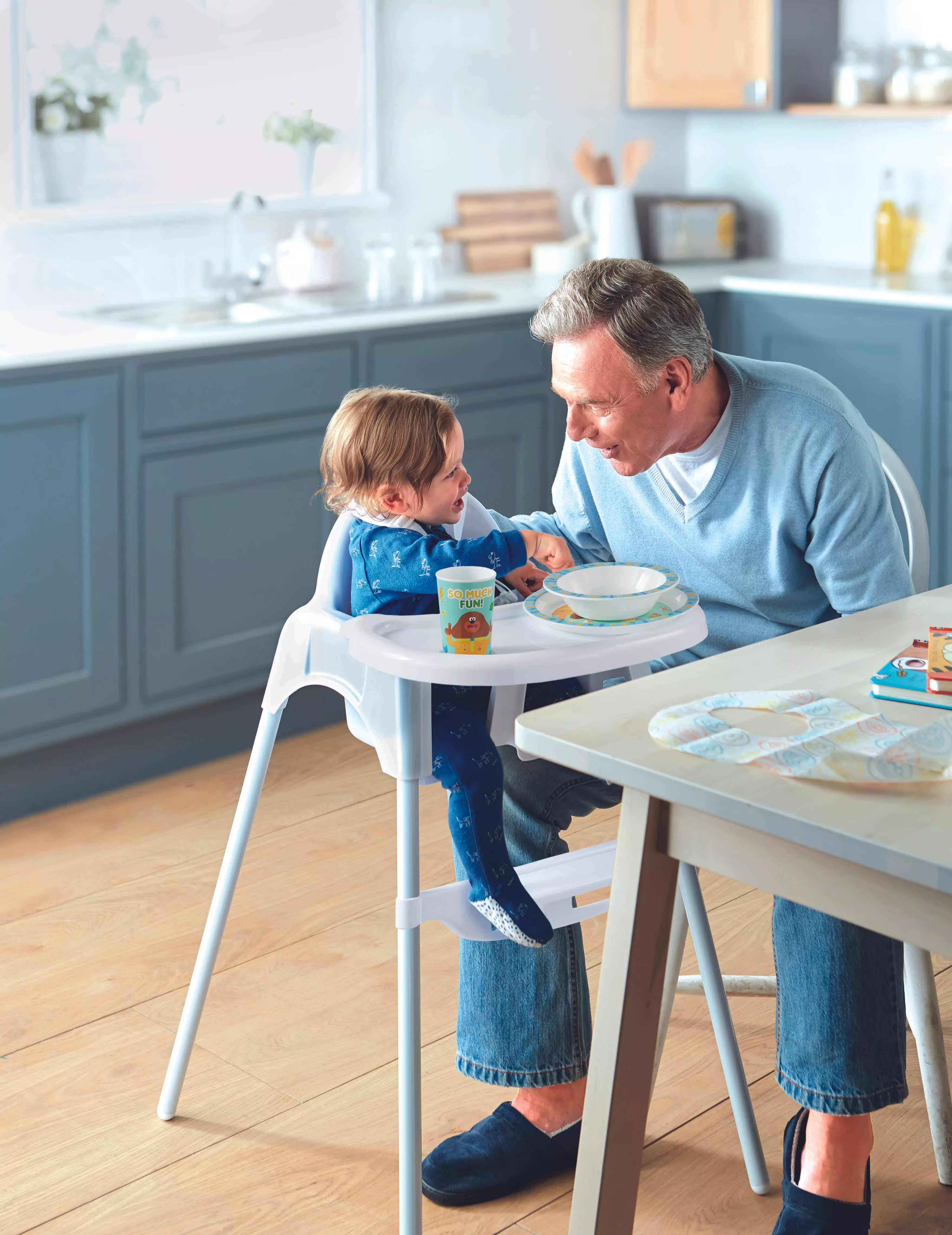 For meal times, the affordable Baby Highchair, priced at £12.99 (