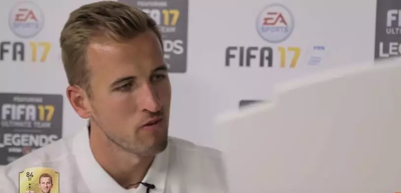 WATCH: Harry Kane Is Unimpressed With His FIFA 17 Card