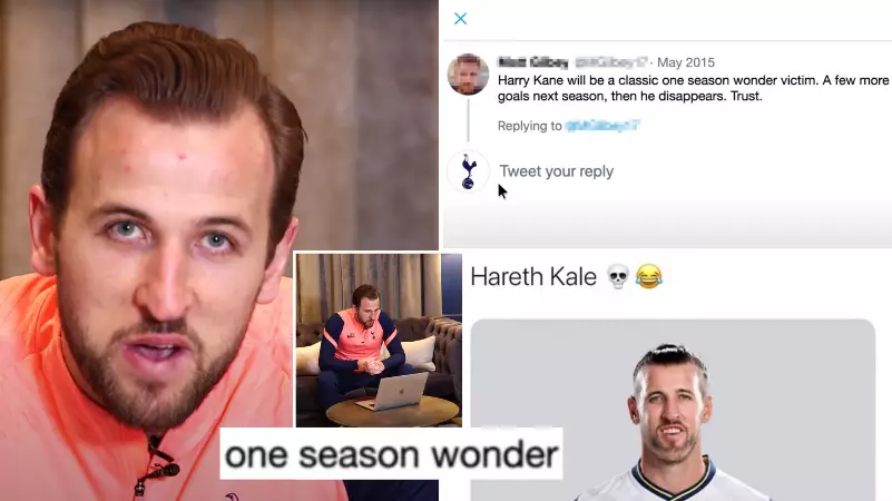 Harry Kane Brilliantly Replies To Comments About Him On Social Media, Including 'One Season Wonder' Post