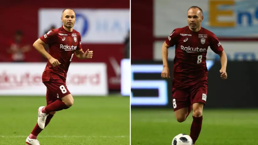 Andres Iniesta Made His Debut For Vissel Kobe Last Night And It Just Didn't Look Right