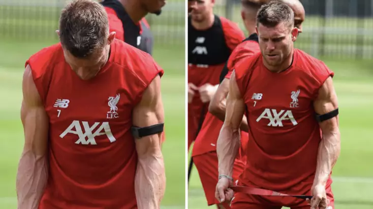 James Milner Looks Like He Spent His Entire Summer In The Gym Getting Shredded