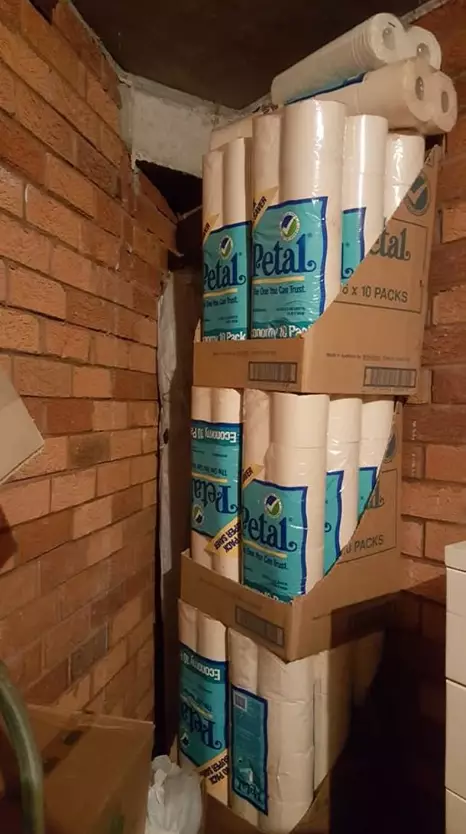 Michael says he's received hundreds of messages after he offered to give away the toilet rolls.