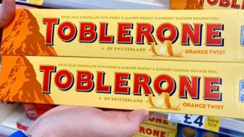 Toblerone Launches Orange-Flavoured Bar