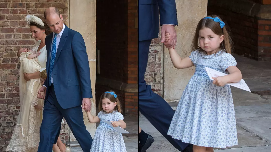 Princess Charlotte Tells Photographer 'You're Not Coming' Outside Prince Louis' Christening 