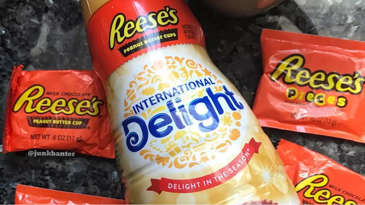 Reese's Peanut Butter Cups Coffee Creamer Is Actually A Thing