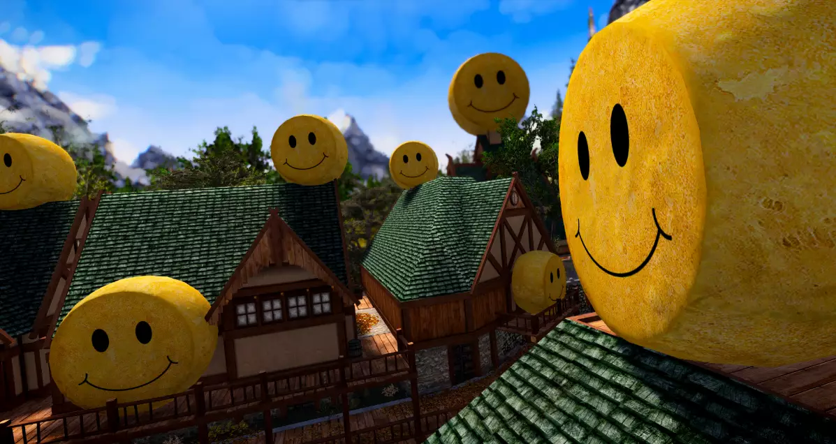 The Skyrim City of Cheese mod /