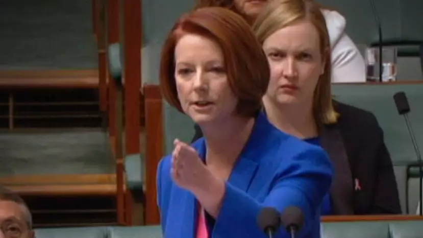 Julia Gillard's Misogyny Speech In Parliament Voted Most Unforgettable Moment In Australian TV History