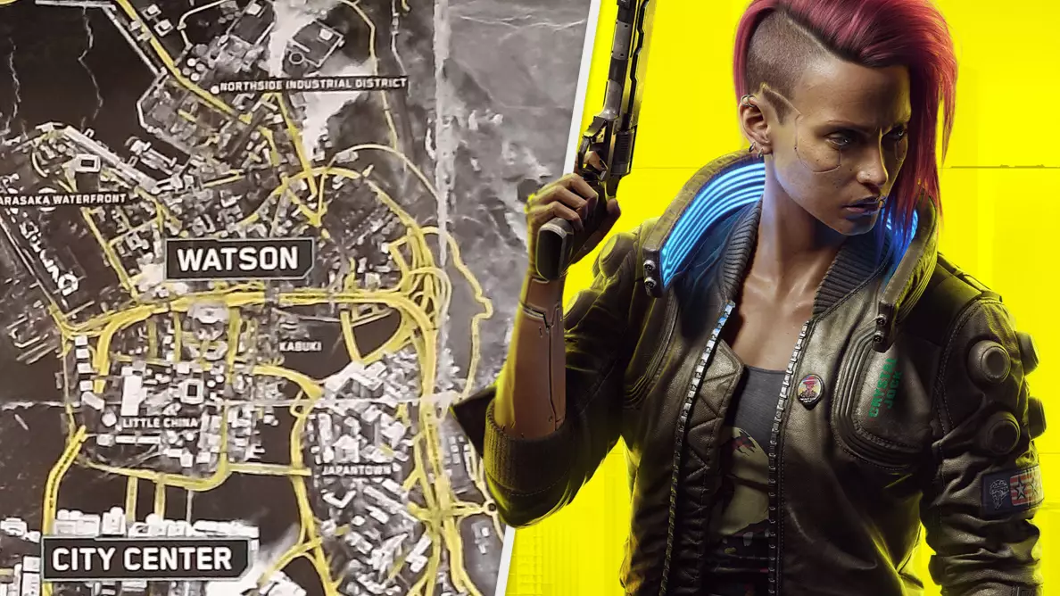 Here's What Cyberpunk 2077’s Map Is Going To Look Like