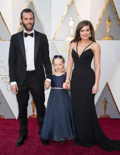 Chris Overton, Rachel Shenton and six-year-old Maisie Sly.