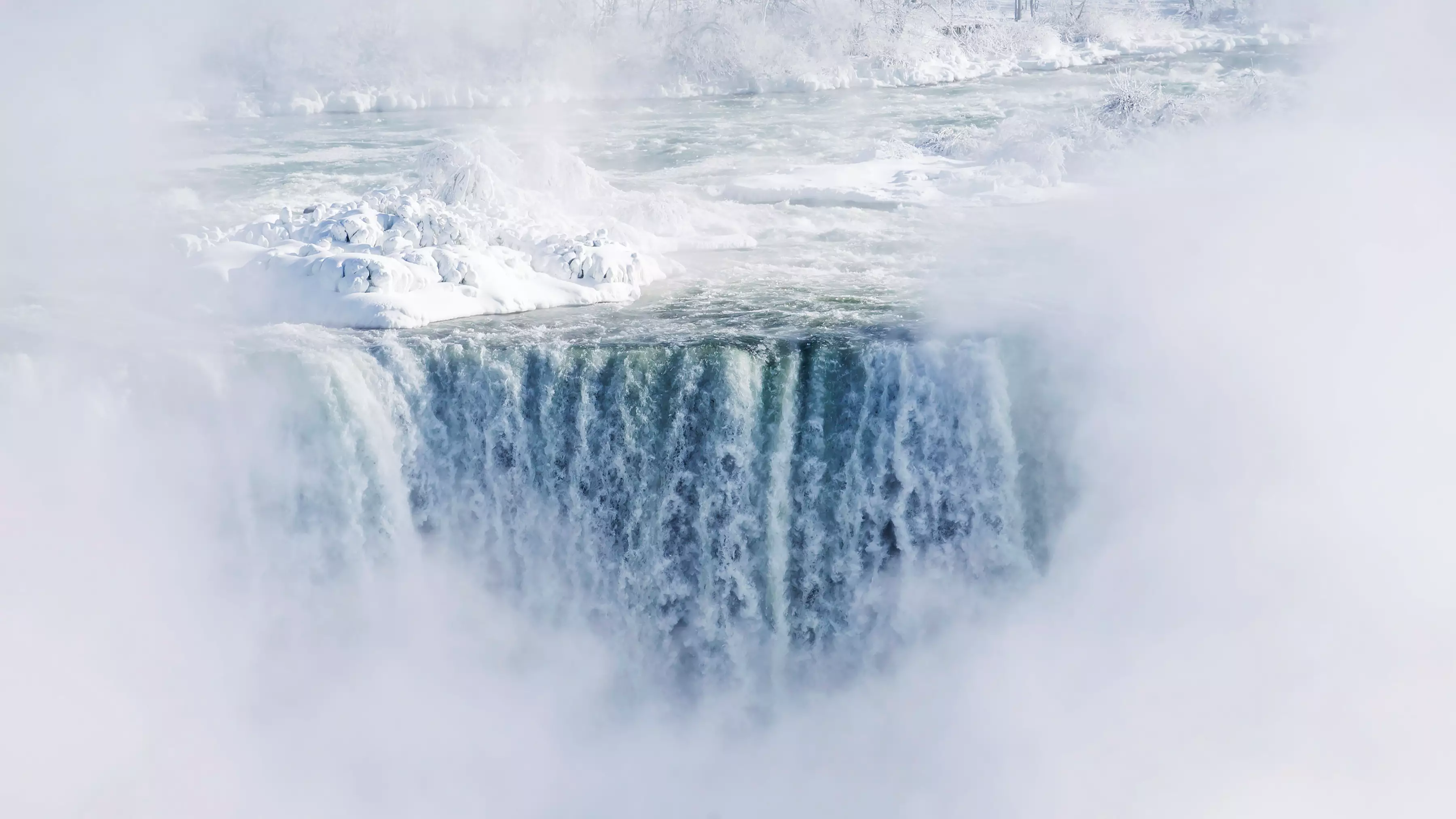 Extreme Cold In North America Causes Niagara Falls To Freeze Over