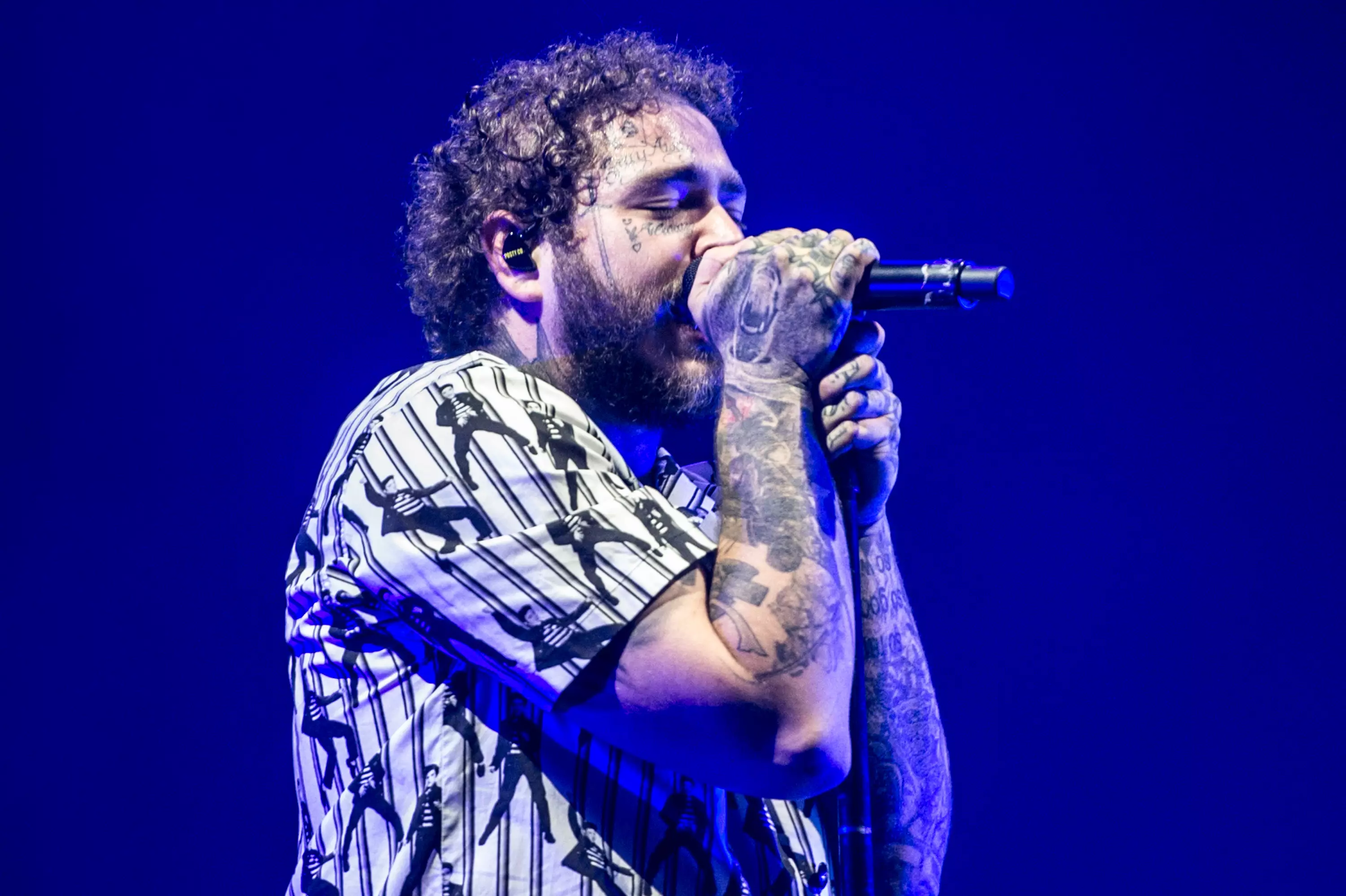 Post Malone is running out of tattoo space.