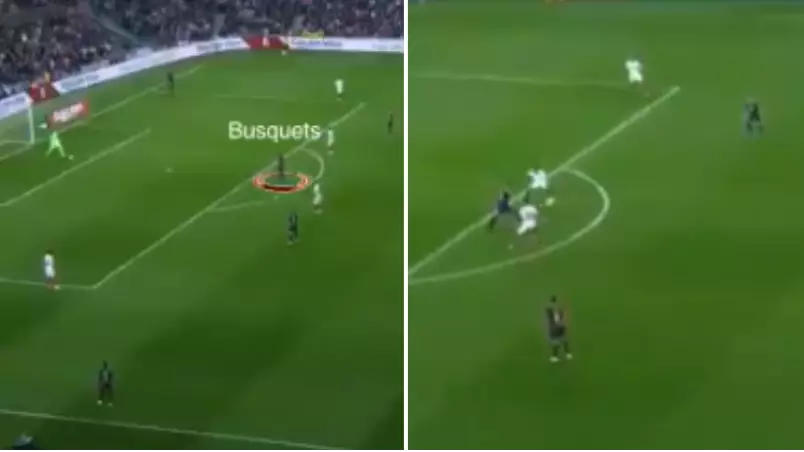 Watch: Sergio Busquets Takes Four Sevilla Players Out The Game With One Simple Touch