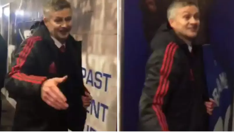 Watch: Ole Gunnar Solskjaer Shows His Class In Tunnel After Victory Over Cardiff