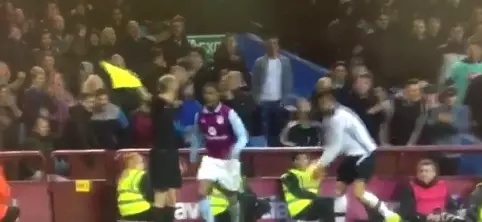 WATCH: Aston Villa's Leandro Bacuna Sent Off After Crazy Incident With Linesman