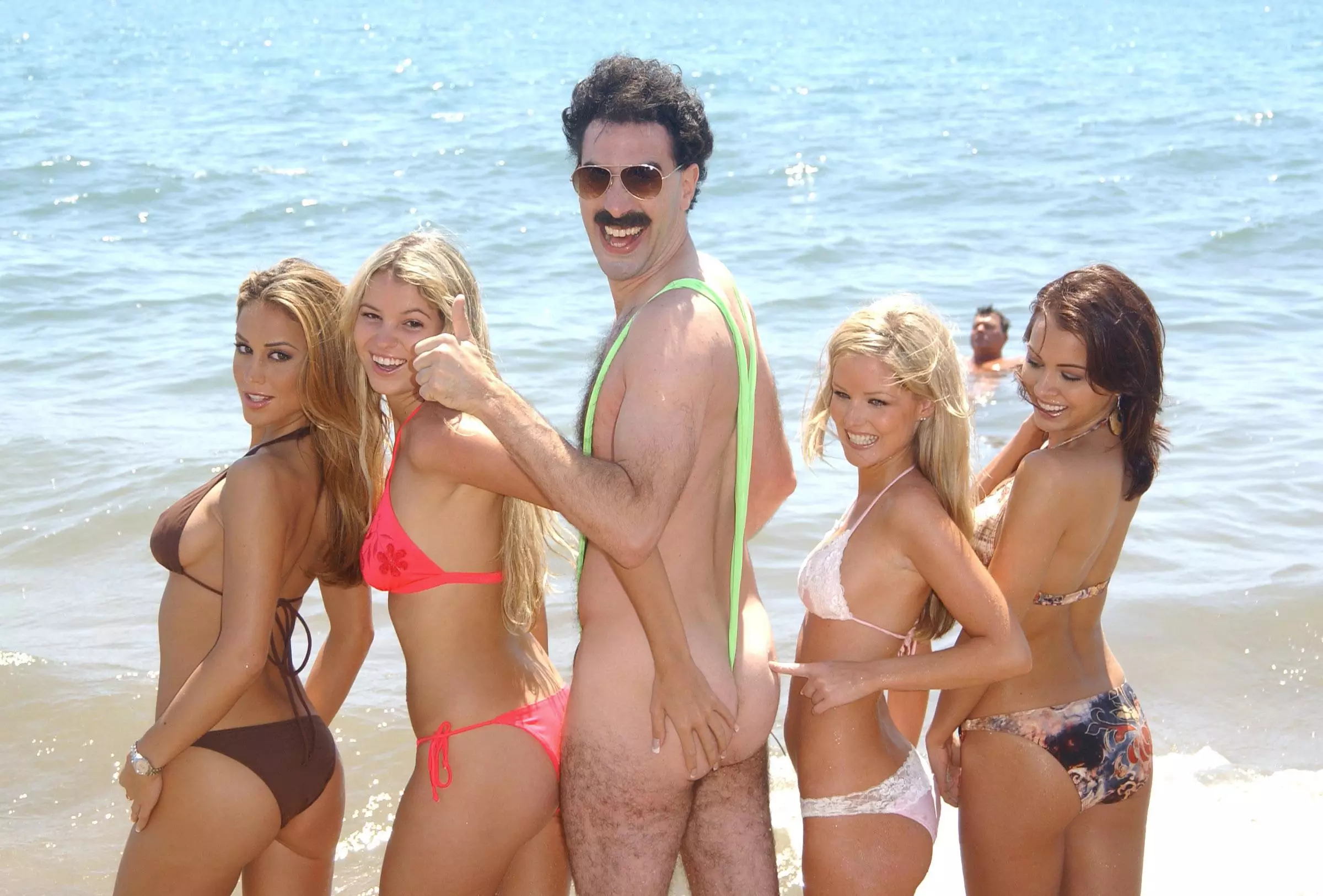 Sacha Baron Cohen played the highly entertaining character Borat.