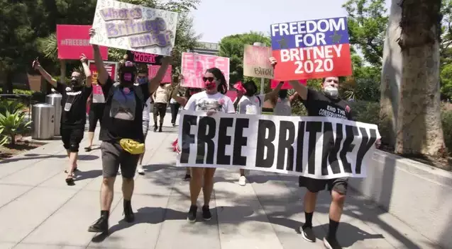 There is a huge movement of fans who believe Britney is being unfairly controlled (