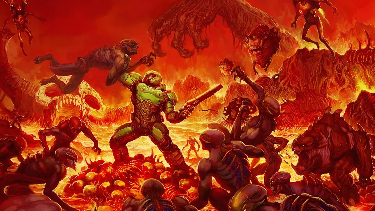 Doom (2016) alternate cover art