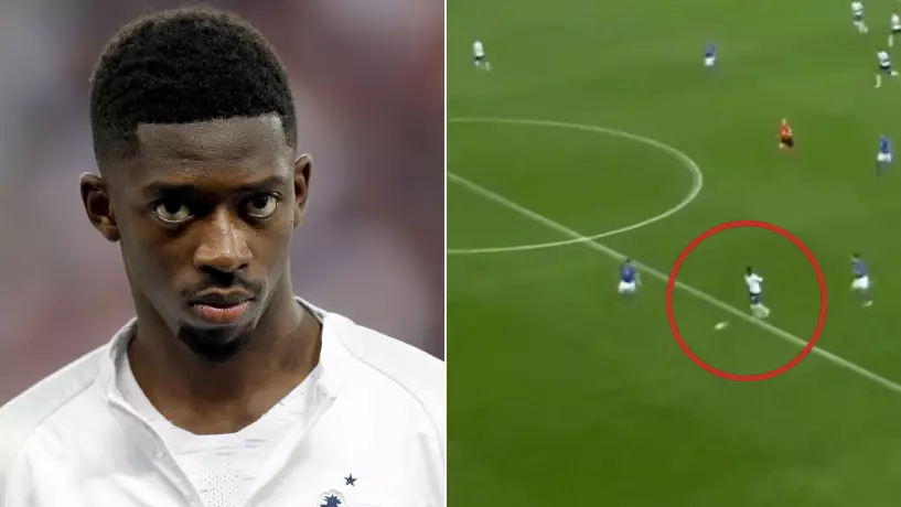 Ousmane Dembele Sprints Incredible 70 Yards In 5 Seconds For France Against Italy 