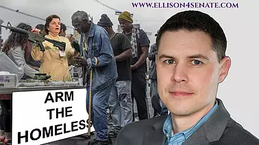 Candidate For US Senate Proposes Arming Homeless People To Reduce Crime 