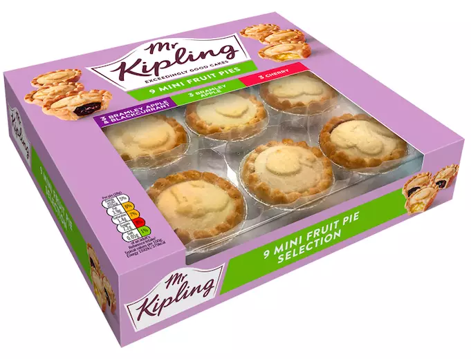 The mini fruit pies are priced at £1.99 per box (