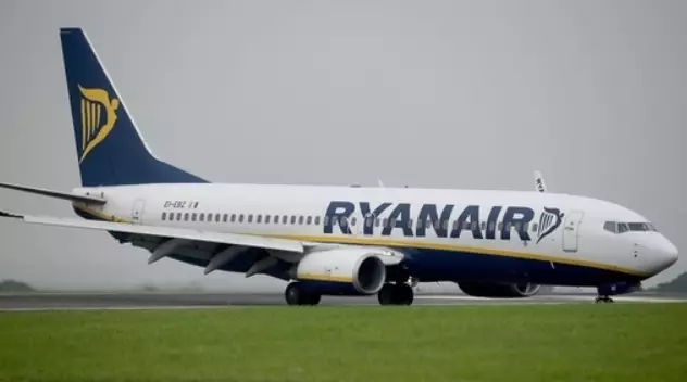 Ryanair plane.