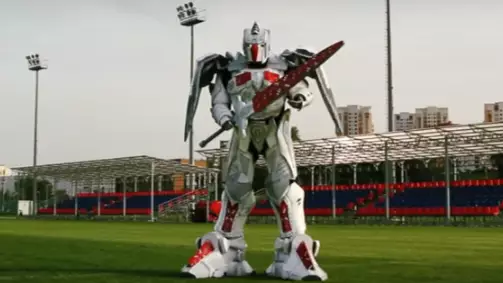 Belarus' National Team Have Unveiled A Giant Transformer As Their Mascot