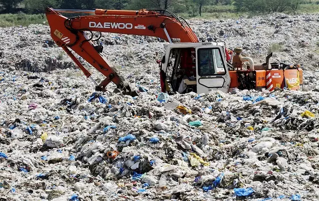Losar dump site, 40km from Rawalpindi city, Pakistan.