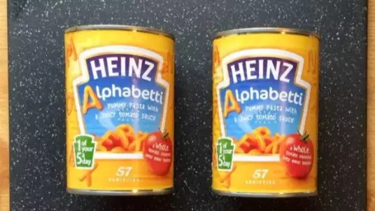 Man Spends 3.5 Hours Going Through Alphabetti Tins To Compare Contents